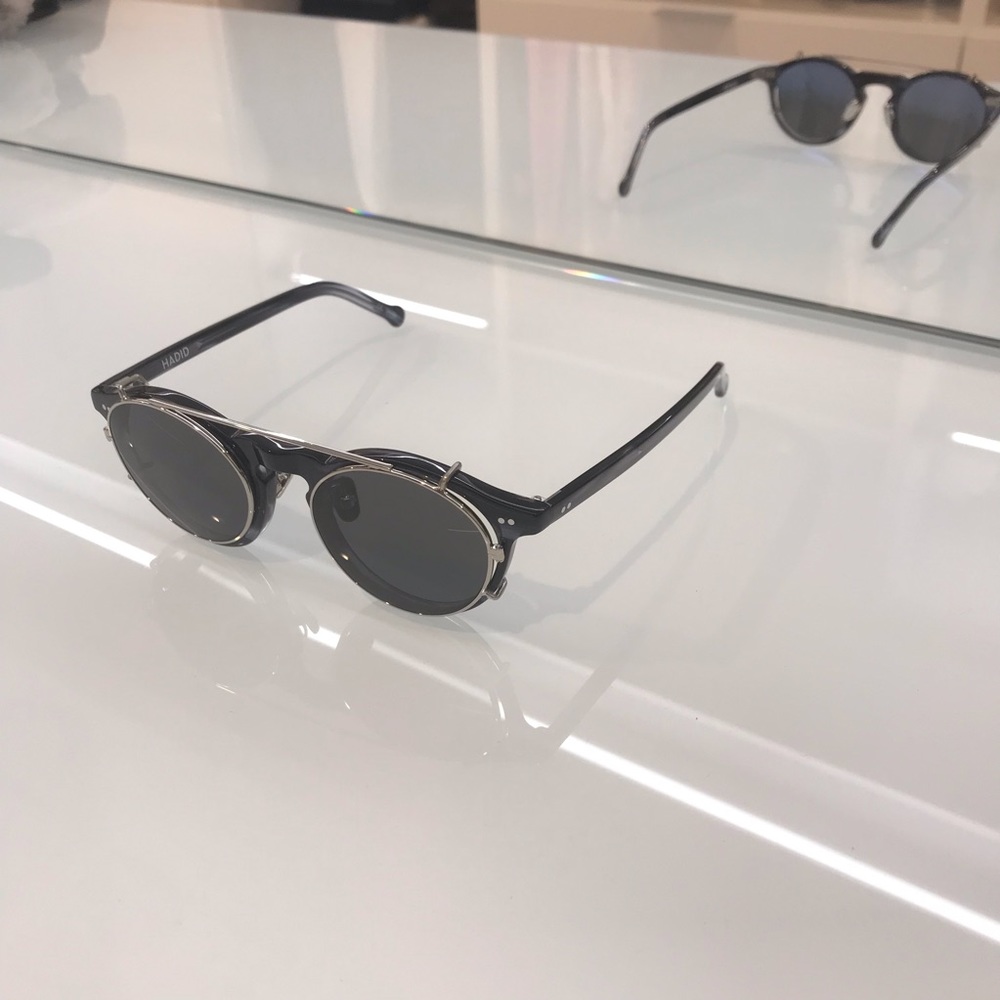 Garret Leight Cline sunglasses with Clip